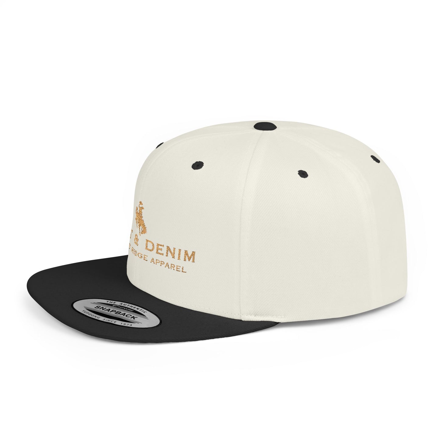 Dust & Denim Flat Bill Snapback Hat - Sunset Ridge Apparel