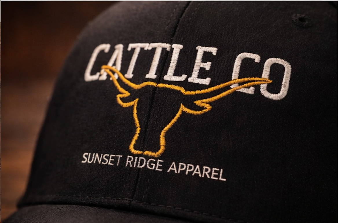 Cattle Co. Longhorn Trucker Cap — Western Snapback Hat