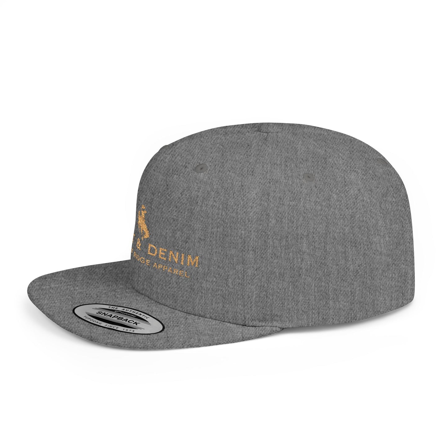 Dust & Denim Flat Bill Snapback Hat - Sunset Ridge Apparel