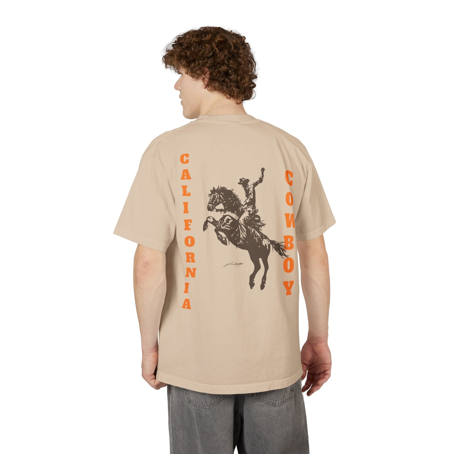 Unisex Garment-Dyed Drop-Shoulder T-Shirt