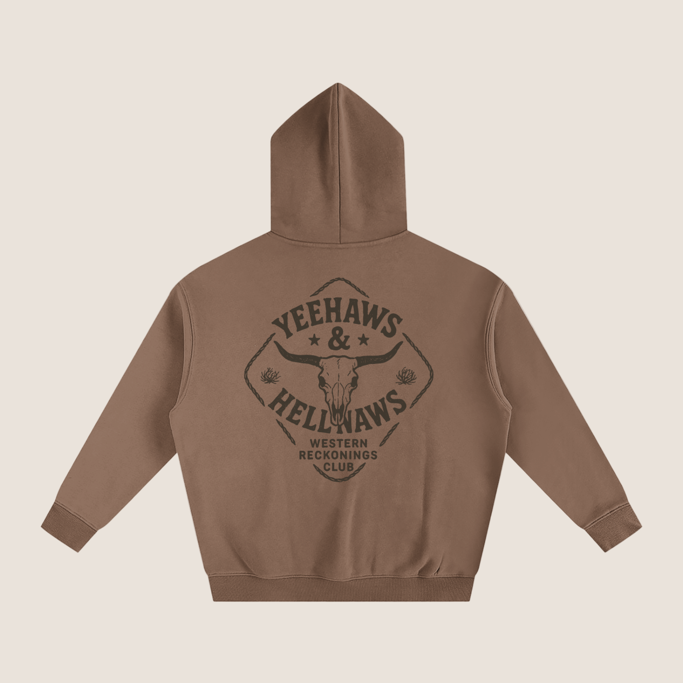 western ,oversized ,brown
