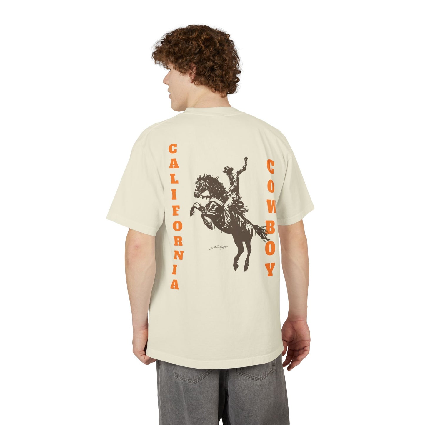 Unisex Garment-Dyed Drop-Shoulder T-Shirt