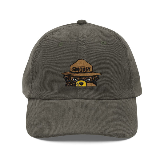 Corduroy Smokey the Bear Inspired Hat