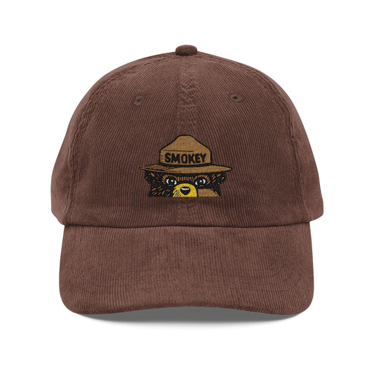 Corduroy Smokey the Bear Inspired Hat