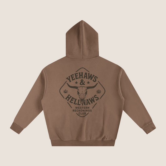 western ,oversized ,brown 