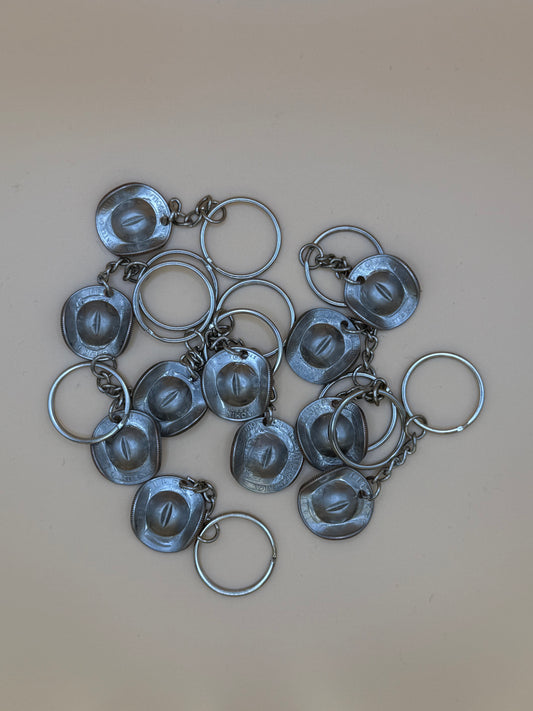 Western Cowboy Quarter Key Chains
